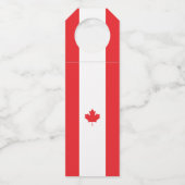 Vlag van Canada Flessenhanger (Voorkant)