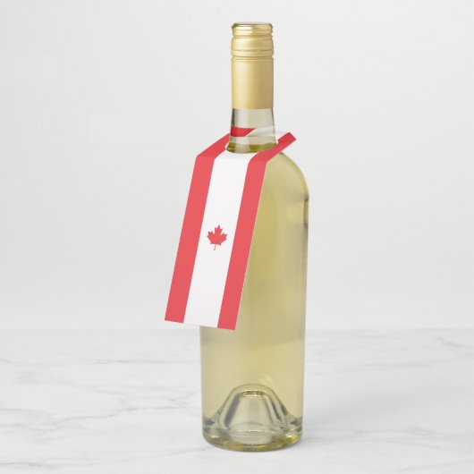 Vlag van Canada Flessenhanger (Schuin)
