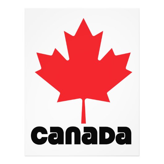 Vlag van Canada Foto Afdruk (Voorkant)