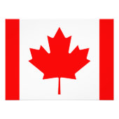 Vlag van Canada Foto Afdruk (Voorkant)