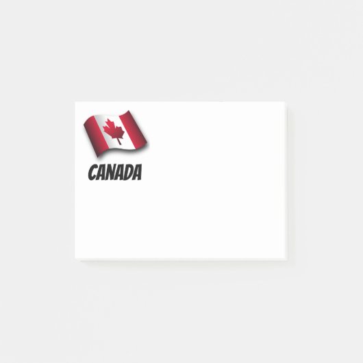 Vlag van Canada, gelabeld Post-it® Notes (Voorkant)