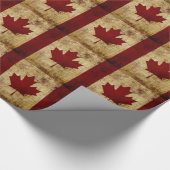 Vlag van Canada / geroosterd Cadeaupapier (Hoek)