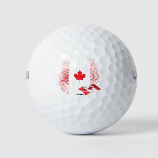 Vlag van Canada Golfballen (Voorkant)