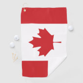 Vlag van Canada Golfhanddoek (Insitu)