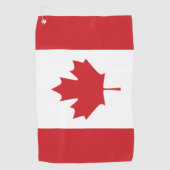 Vlag van Canada Golfhanddoek (Voorkant)
