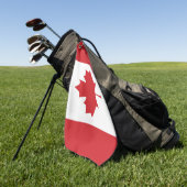 Vlag van Canada Golfhanddoek (Groen)