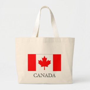 Vlag van Canada Grote Tote Bag