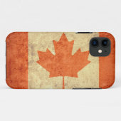Vlag van Canada - Grunge Case-Mate iPhone Case (Achterkant (horizontaal))