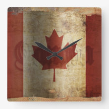Vlag van Canada / Grunge...