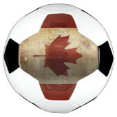 Vlag van Canada / Grunge... Voetbal (Gedraaid)