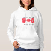 Vlag van Canada Hoodie (Voorkant)