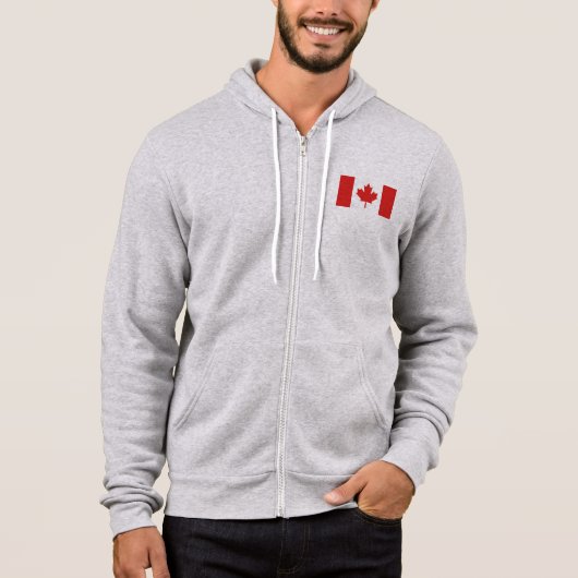 Vlag van Canada Hoodie (Voorkant)