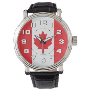 Vlag van Canada Horloge