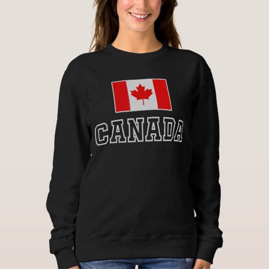 vlag van Canada hou van je land Trui (Voorkant)