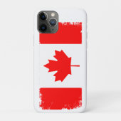 Vlag van Canada in distressed staat Case-Mate iPhone Case (Achterkant)
