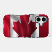 Vlag van Canada iPhone 16 Hoesje (Achterkant horizontaal)