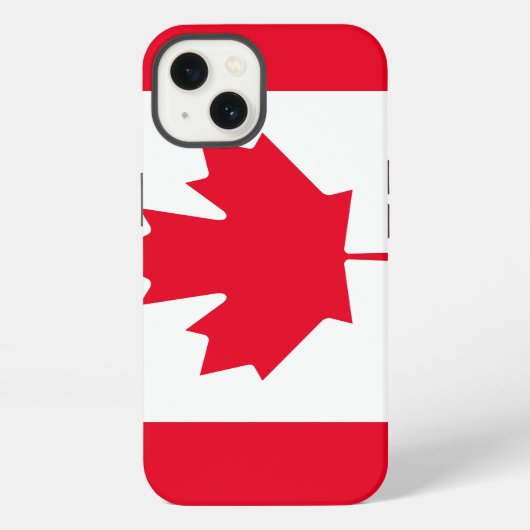 Vlag van Canada iPhone Hoesje (Achterkant)