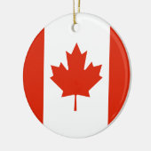Vlag van Canada Keramisch Ornament (Links)