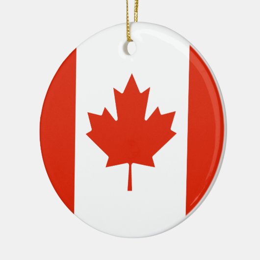 Vlag van Canada Keramisch Ornament (Links)