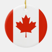 Vlag van Canada Keramisch Ornament (Achterkant)
