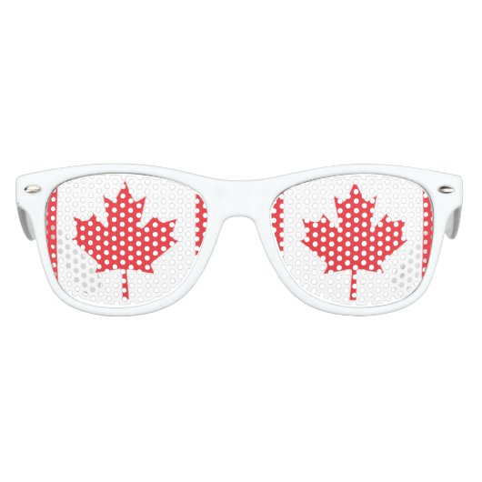 Vlag van Canada Kinder Zonnebril (Voorkant)