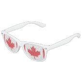 Vlag van Canada Kinder Zonnebril (Gekanteld)