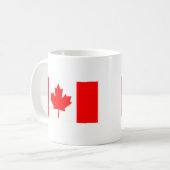 Vlag van Canada Koffiemok (Voorkant links)