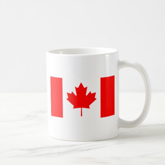 Vlag van Canada Koffiemok (Rechts)
