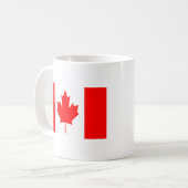 Vlag van Canada Koffiemok (Voorkant links)