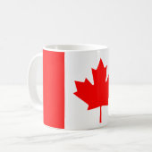 Vlag van Canada Koffiemok (Voorkant links)