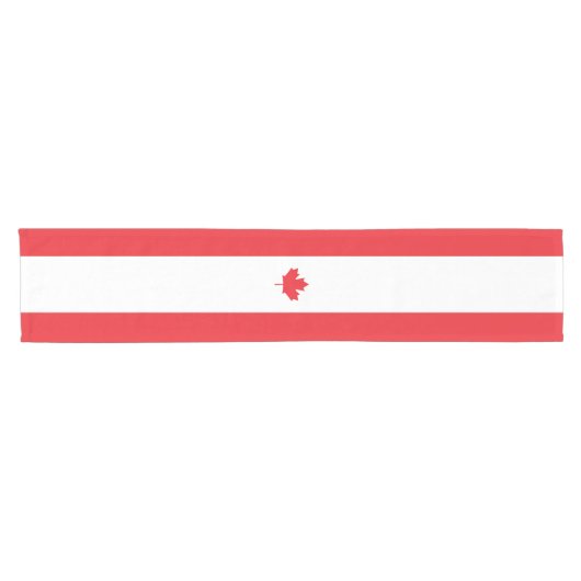 Vlag van Canada Korte Tafelloper (Horizontaal)