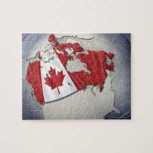 Vlag van Canada Legpuzzel