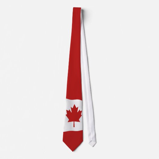Vlag van Canada l'Unifolié Stropdas (Voorkant)
