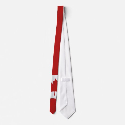 Vlag van Canada l'Unifolié Stropdas (Achterkant)