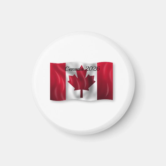 Vlag van Canada Magneet (Voorkant)