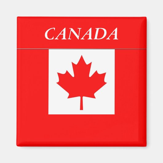 Vlag van Canada Magneet (Voorkant)