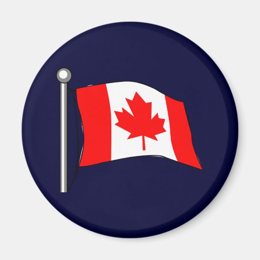 Vlag van Canada Magneet (Voorkant)