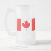 Vlag van Canada Matglas Bierpul (Links)
