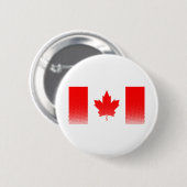 Vlag van Canada met halftooneffect Ronde Button 5,7 Cm (Voorkant /achterkant)