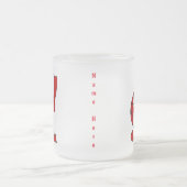 Vlag van Canada met Voetbal Matglas Koffiemok (Center)