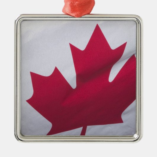 Vlag van Canada. Metalen Ornament (Voorkant)