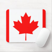 Vlag van Canada Mousepad Muismat (Met muis)