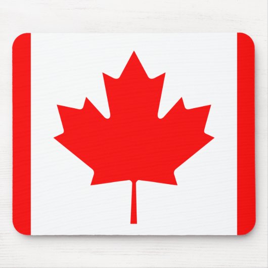 Vlag van Canada Mousepad Muismat (Voorkant)
