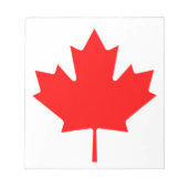 Vlag van Canada Notitieblok (Voorkant)