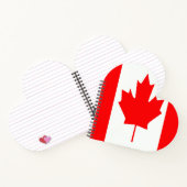 Vlag van Canada Notitieboek (Binnen)