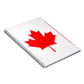 Vlag van Canada Notitieboek (Rechterzijde)