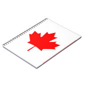Vlag van Canada Notitieboek (Linkerzijde)