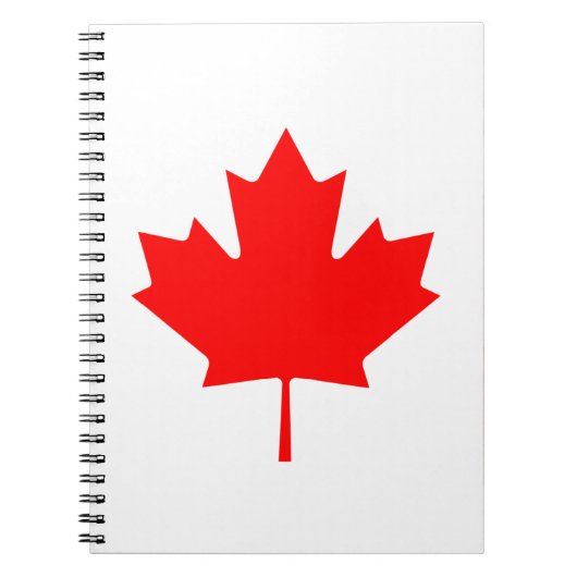 Vlag van Canada Notitieboek (Voorkant)