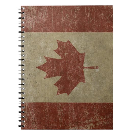 vlag van Canada Notitieboek (Voorkant)