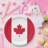 Vlag van Canada Papieren Bordje (Feest)